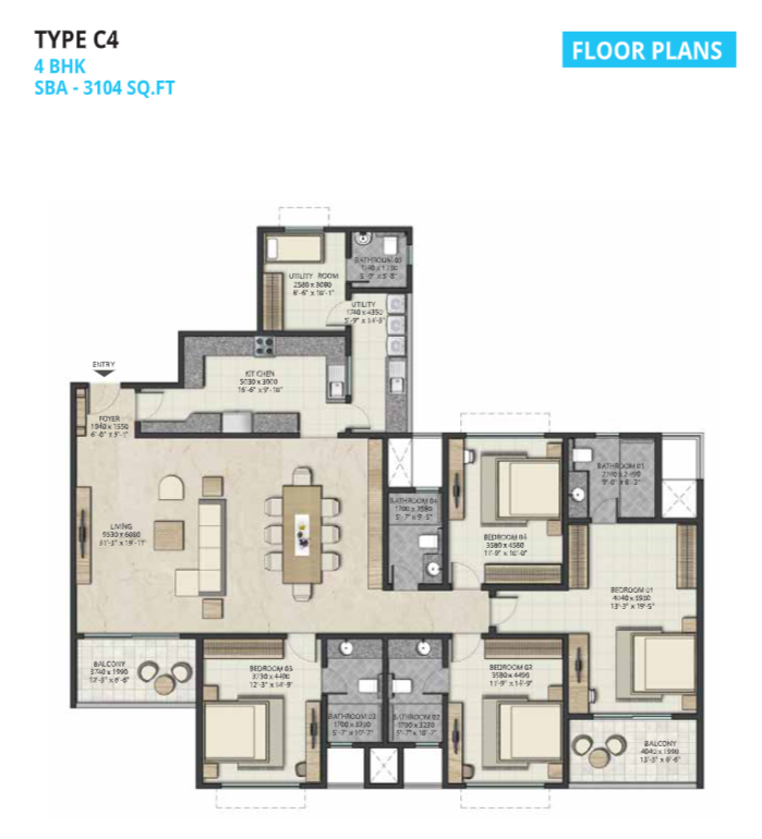 Floor-plan-4BHK